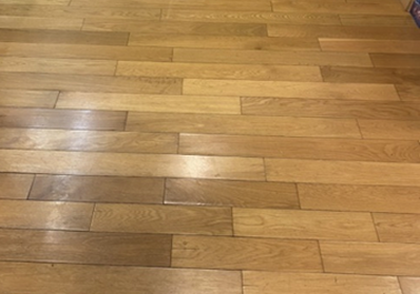 床洗浄ワックス掛け